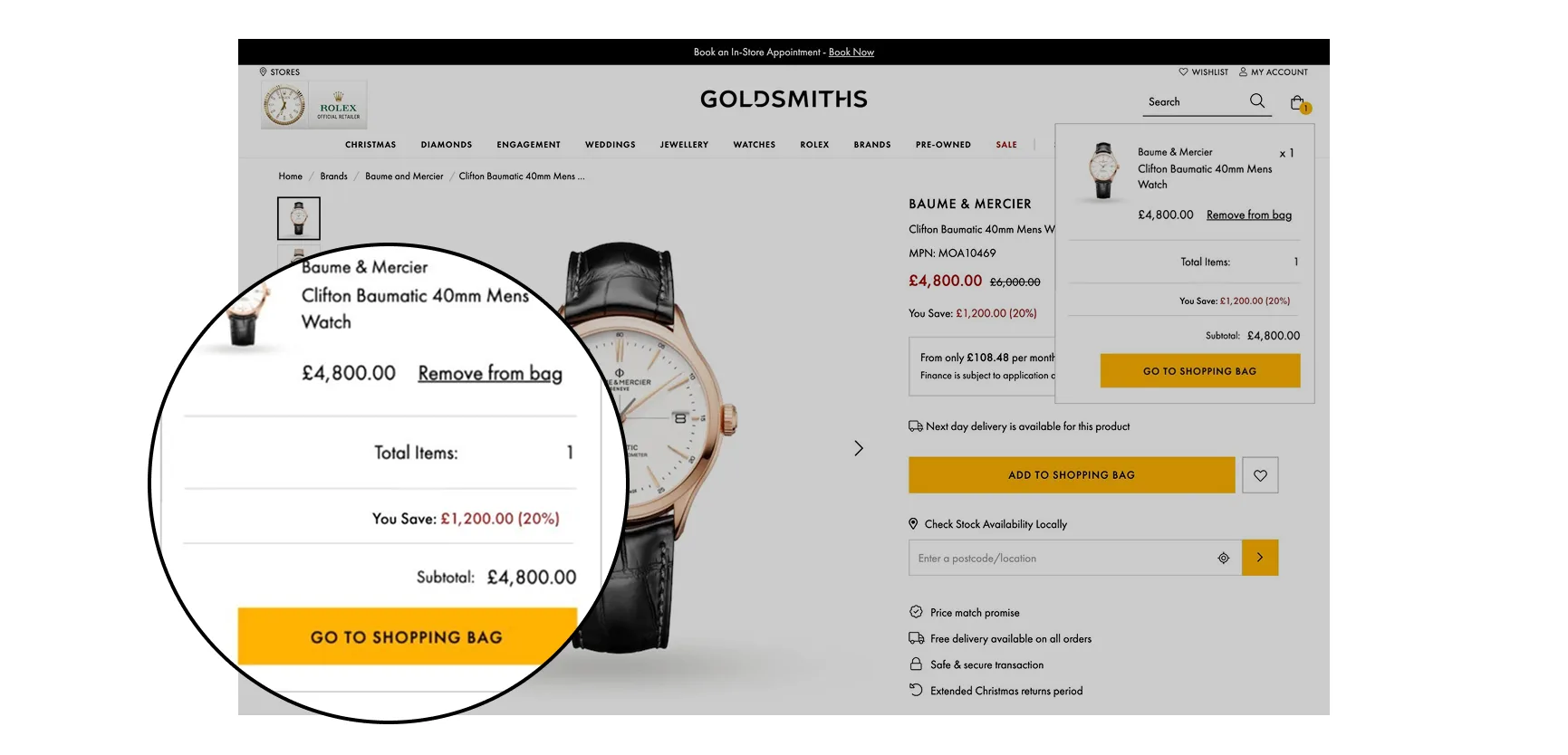 desktop design showing money saved on sale items